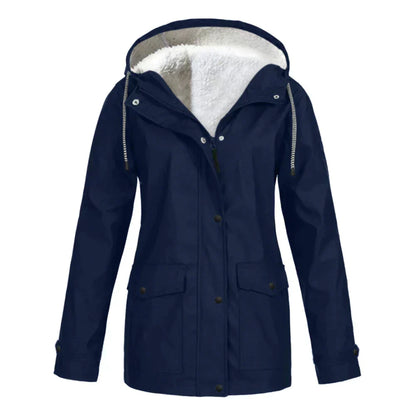 Zélie | Manteau décontracté trapèze à capuche pour femme - Image 5