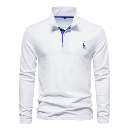 Loucas | Polo à Manches Longues Boutonné pour Homme - Image 2