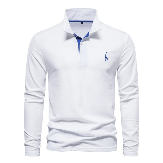 Loucas | Polo à Manches Longues Boutonné pour Homme - Image 2