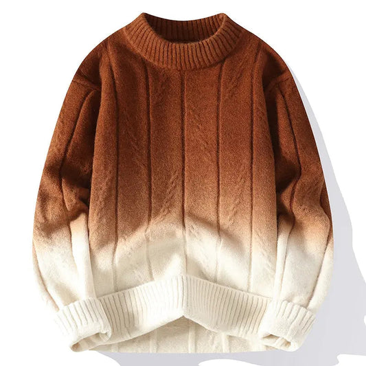 Fabien | Pull Homme Col Rond Ombré - Image 1
