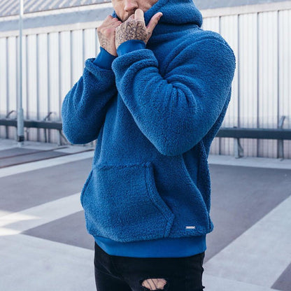 Sandro | Pull à Capuche Sherpa Homme - Image 4