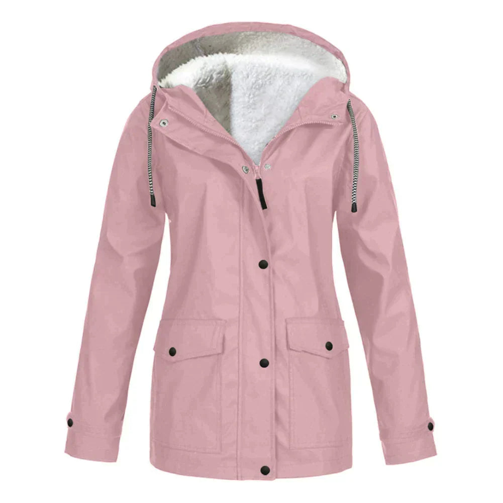 Zélie | Manteau décontracté trapèze à capuche pour femme - Image 10