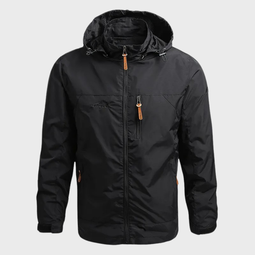 Charles | Veste à capuche zippée légère pour homme - Image 1