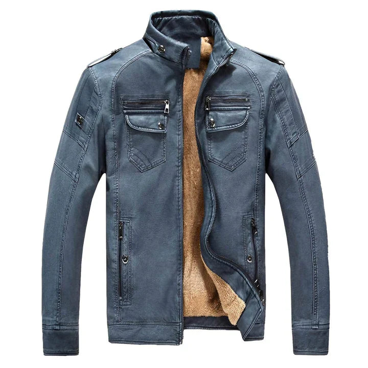 Ben | Veste de motard homme doublée en polaire - Image 3
