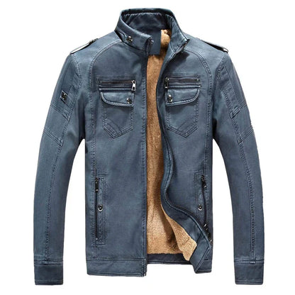 Ben | Veste de motard homme doublée en polaire - Image 3