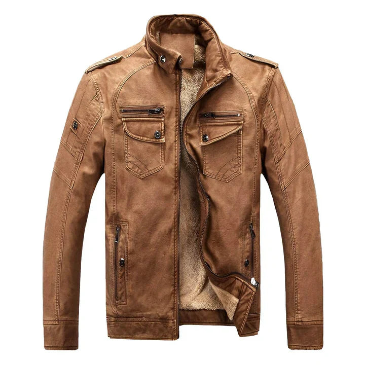 Ben | Veste de motard homme doublée en polaire - Image 2