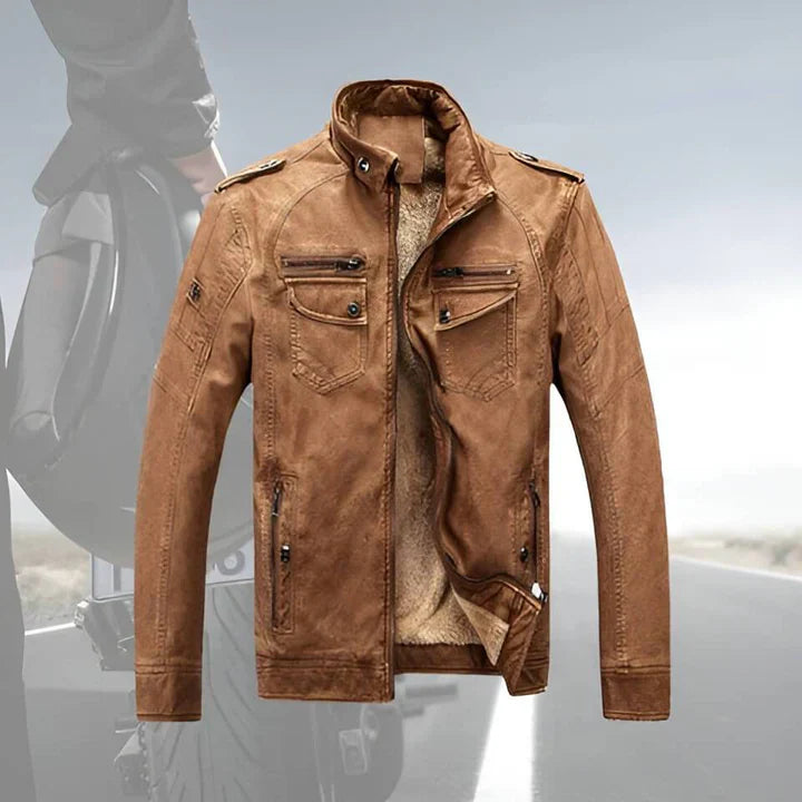 Ben | Veste de motard homme doublée en polaire - Image 4
