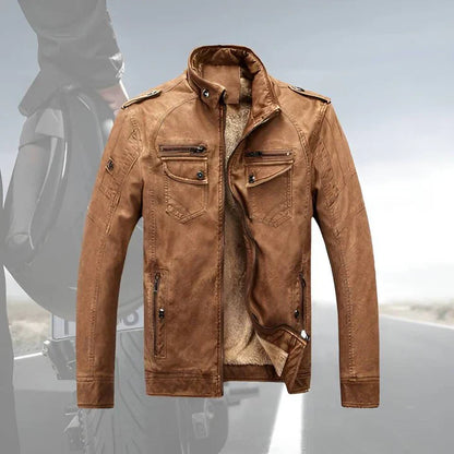 Ben | Veste de motard homme doublée en polaire - Image 4
