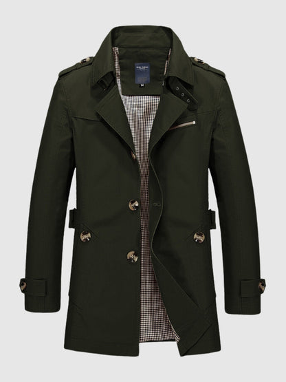 Serge | Trench-coat croisé pour homme - Image 5