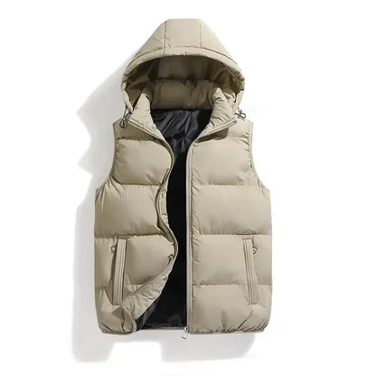 Julio | Veste sans manches à capuche matelassée pour homme - Image 9