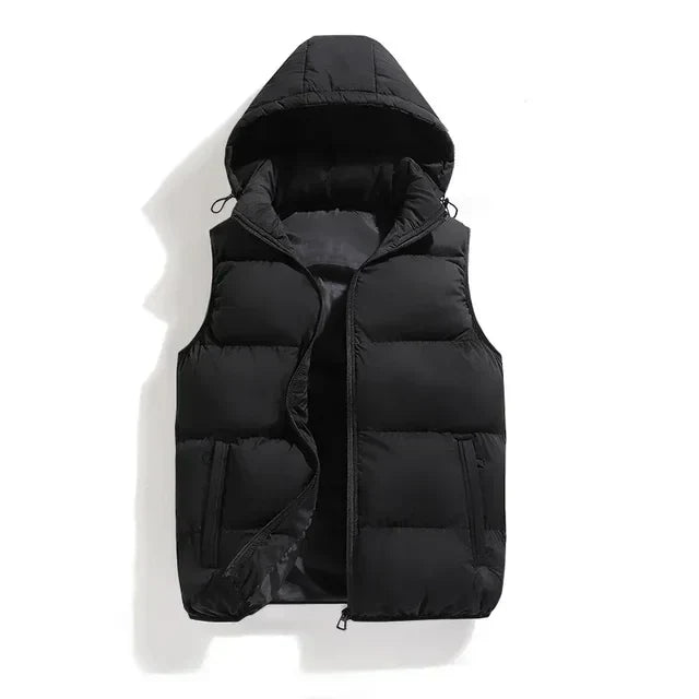Julio | Veste sans manches à capuche matelassée pour homme - Image 7