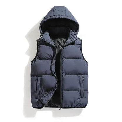 Julio | Veste sans manches à capuche matelassée pour homme - Image 8