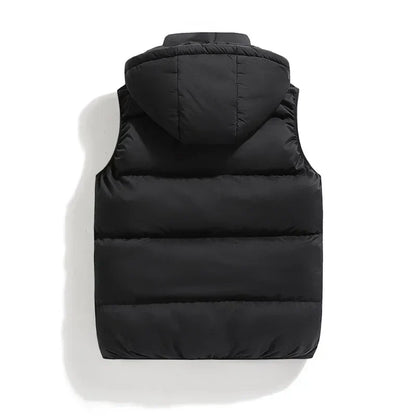 Julio | Veste sans manches à capuche matelassée pour homme - Image 3