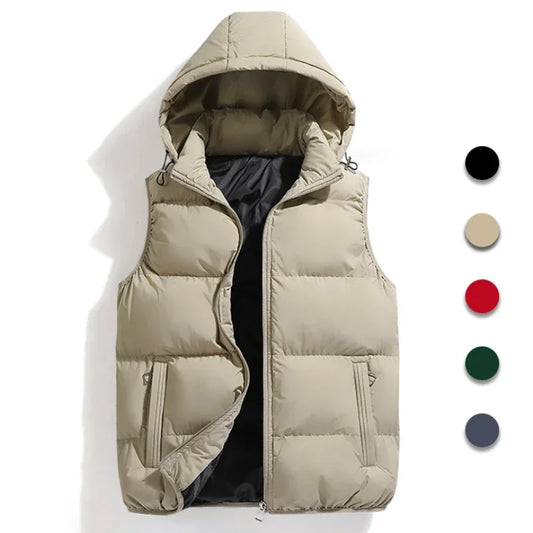 Julio | Veste sans manches à capuche matelassée pour homme - Image 2
