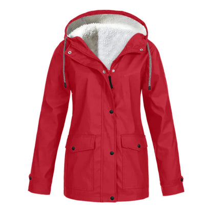 Zélie | Manteau décontracté trapèze à capuche pour femme - Image 8
