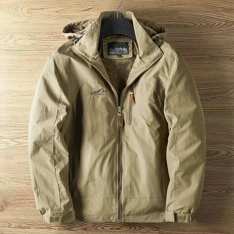 Serge | Veste d'extérieur légère à capuche pour homme - Image 10