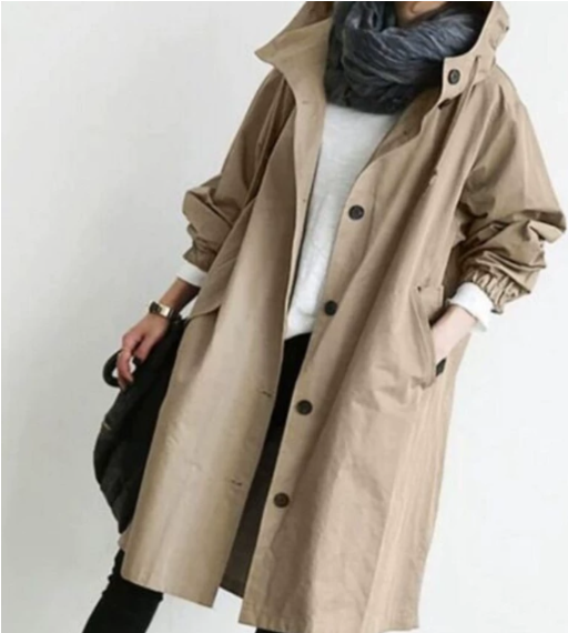 Jeanne | Trench-coat à capuche pour femme