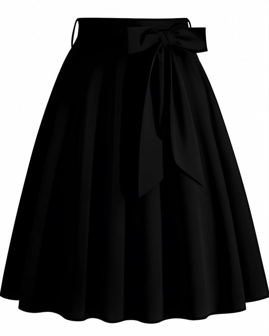 Élodie | Jupe midi élégante et moderne - Image 1
