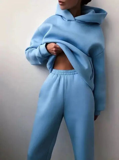 Norah | Ensemble de survêtement à capuche à manches longues pour femme - Image 13