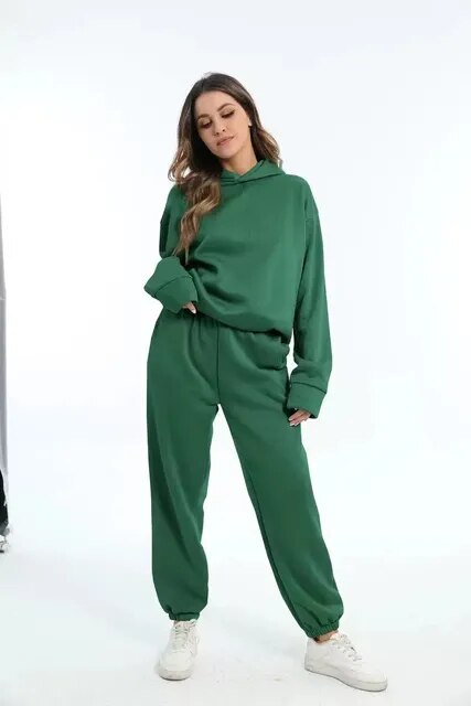 Norah | Ensemble de survêtement à capuche à manches longues pour femme - Image 3
