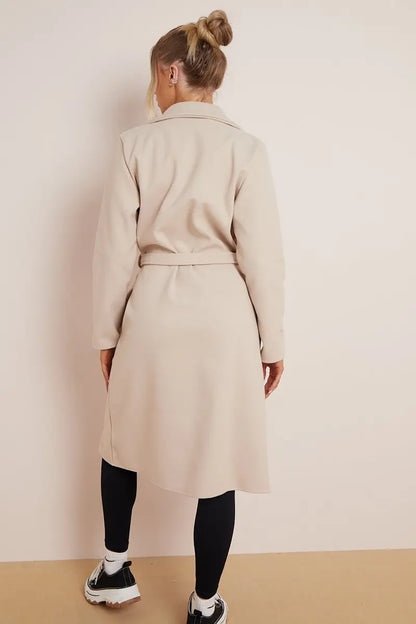 Sylviane | Manteau croisé ceinturé pour femme - Image 5