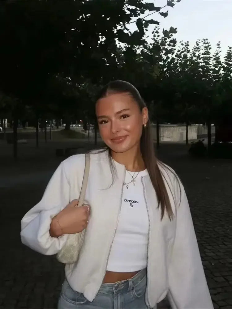 Mélanie | Blouson Bomber Court Femme - Image 1