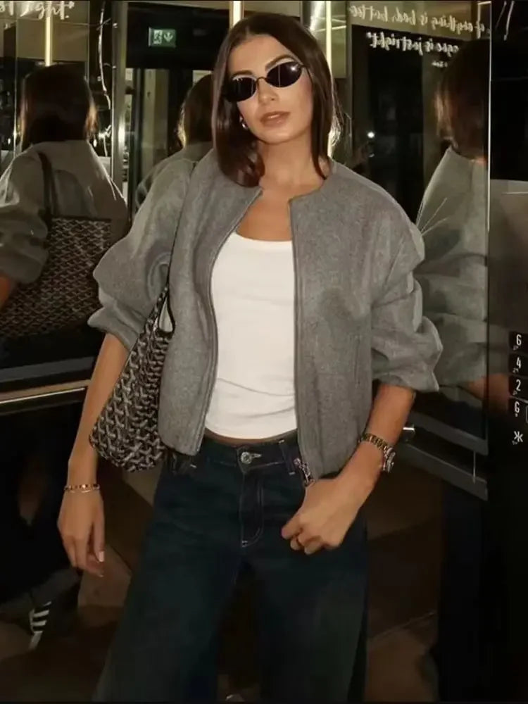 Mélanie | Blouson Bomber Court Femme - Image 5