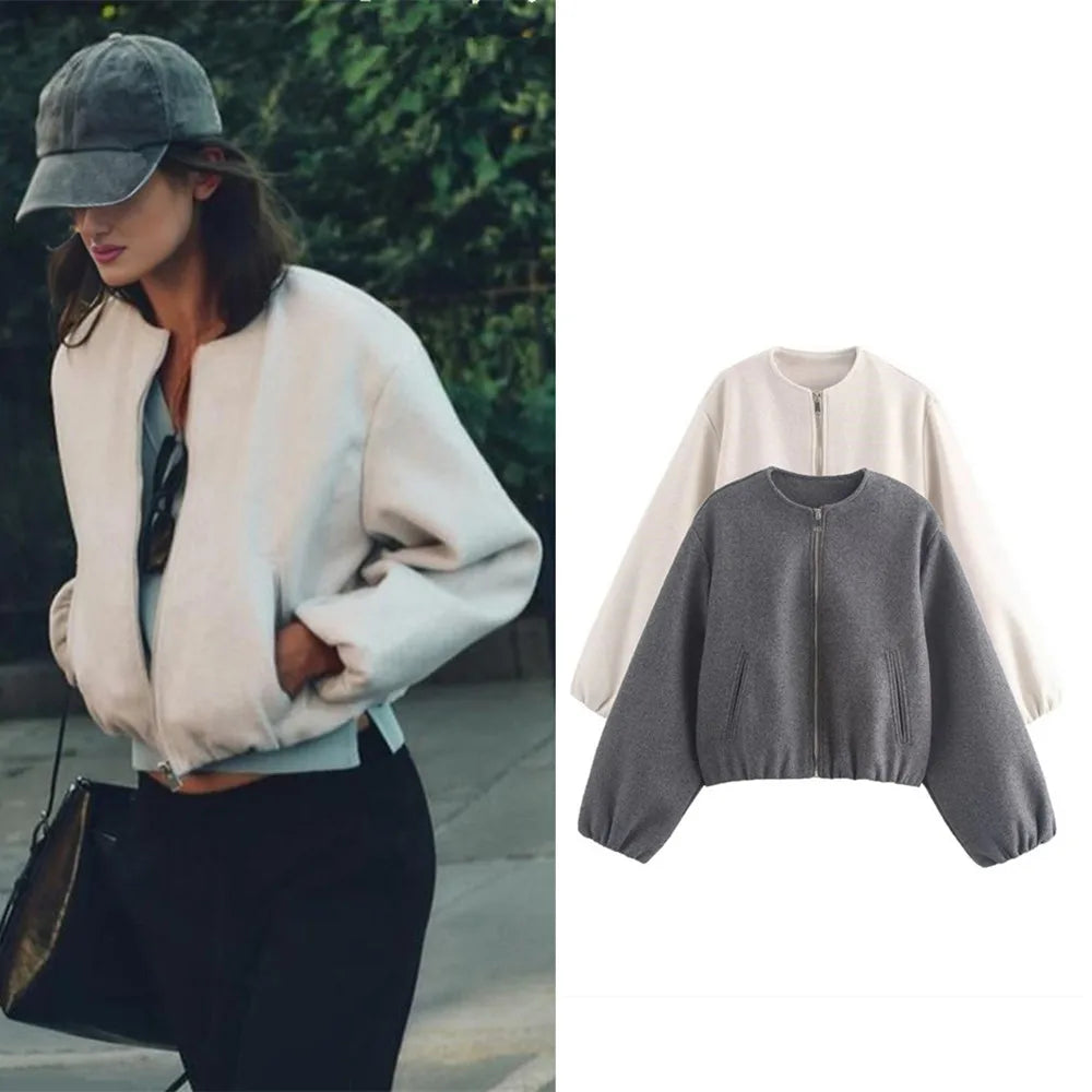 Mélanie | Blouson Bomber Court Femme - Image 6