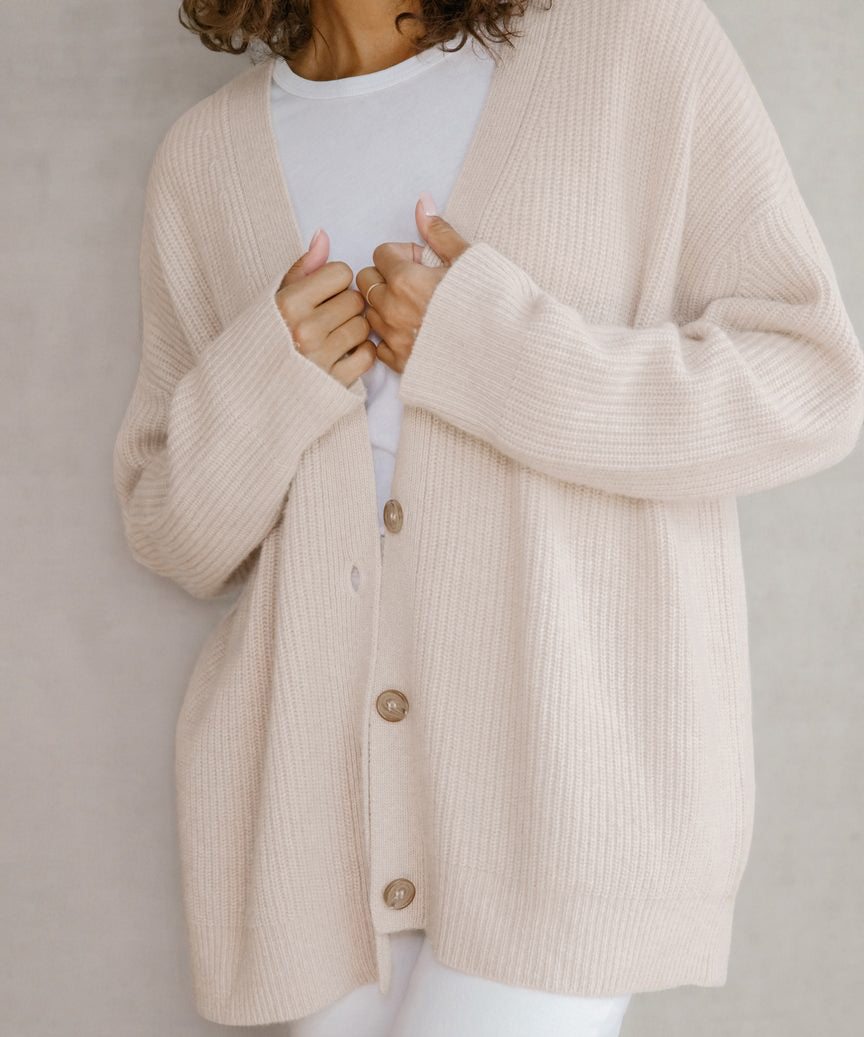Nell | Cardigan Boutonné Oversize Femme - Image 5