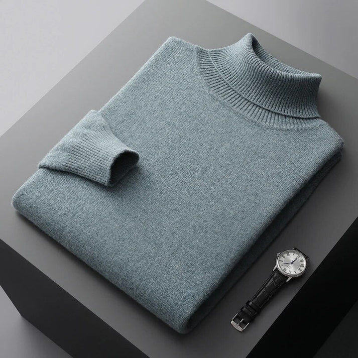 Mika | Pull Homme Col Roulé Manches Longues - Image 8