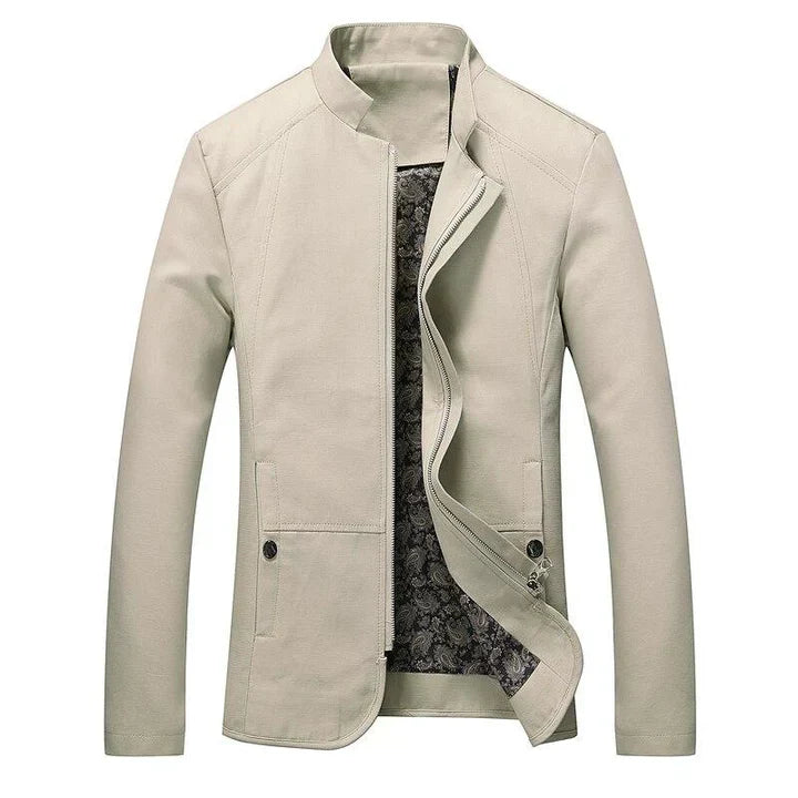 François | Veste Décontractée Homme à Col Mao - Image 1