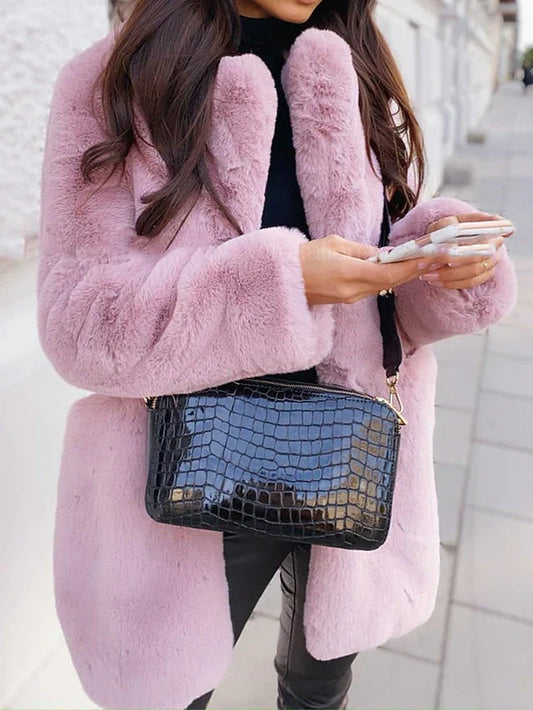 Safa | Manteau Femme Oversize en Fausse Fourrure - Image 1