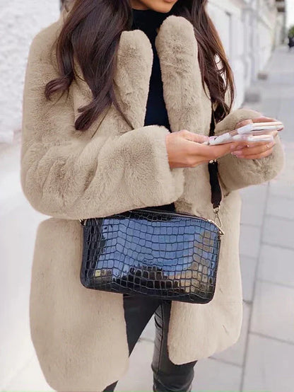 Safa | Manteau Femme Oversize en Fausse Fourrure - Image 8