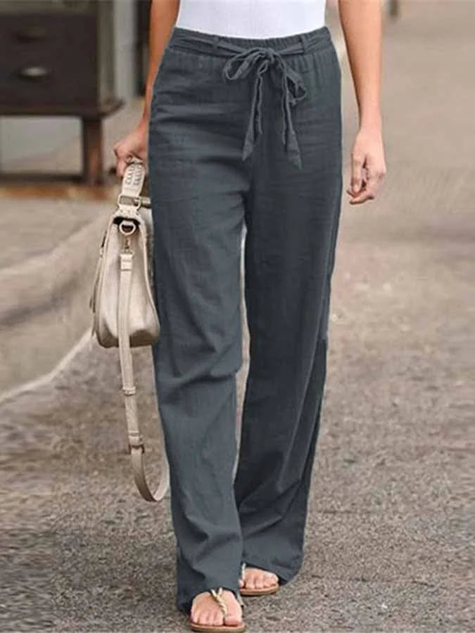 Yvonne | Pantalon d'été en lin pour femmes - Image 8