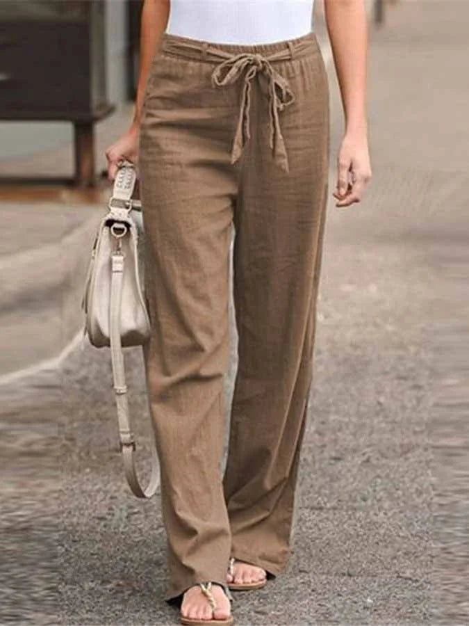 Yvonne | Pantalon d'été en lin pour femmes - Image 6
