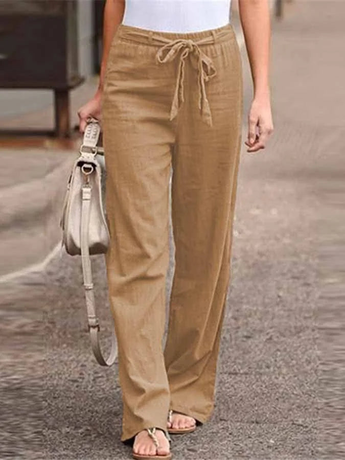 Yvonne | Pantalon d'été en lin pour femmes - Image 3