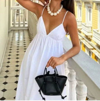 Laetitia | Robe midi élégante pour toutes les occasions