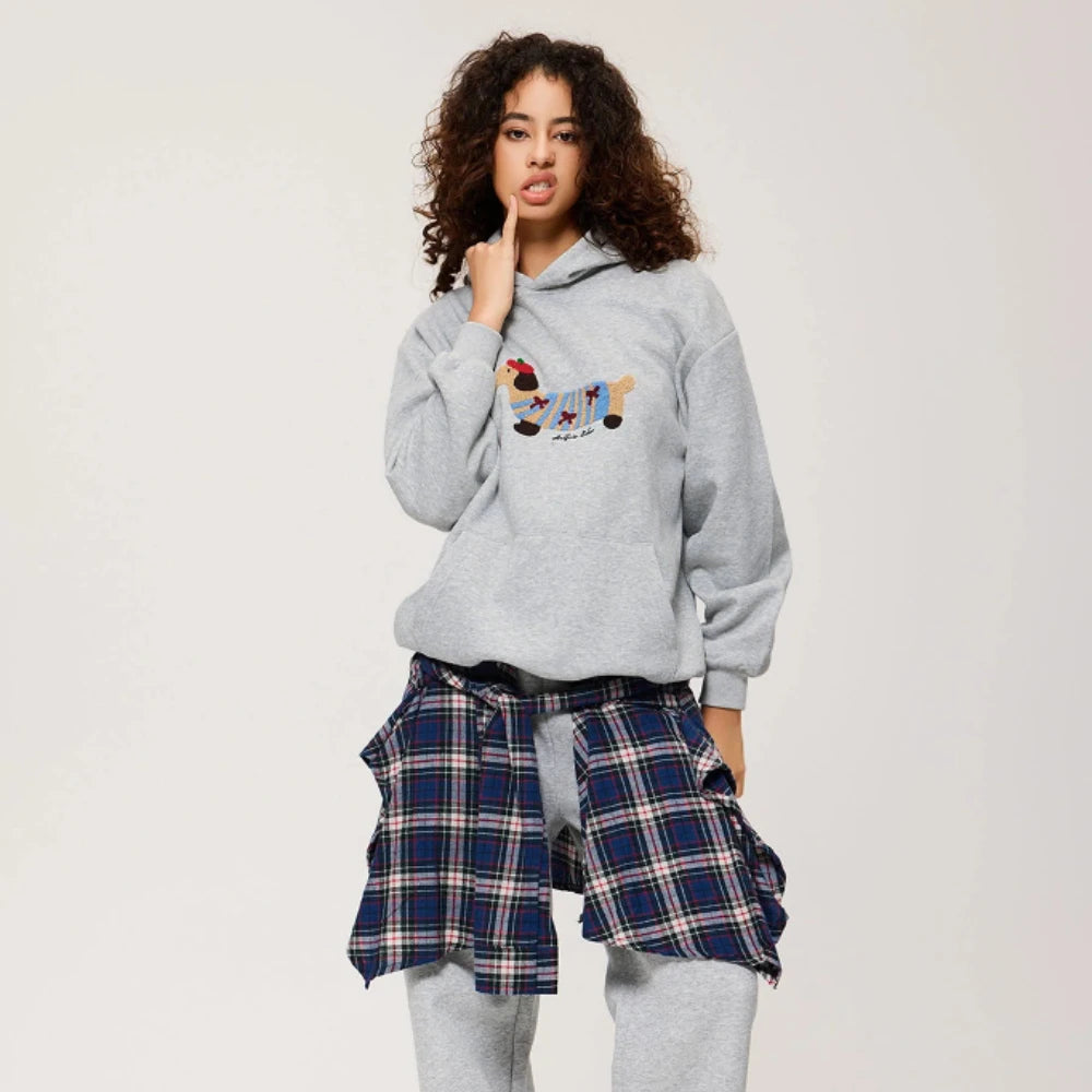 Aïcha | Sweat à capuche oversize graphique pour femme - Image 6