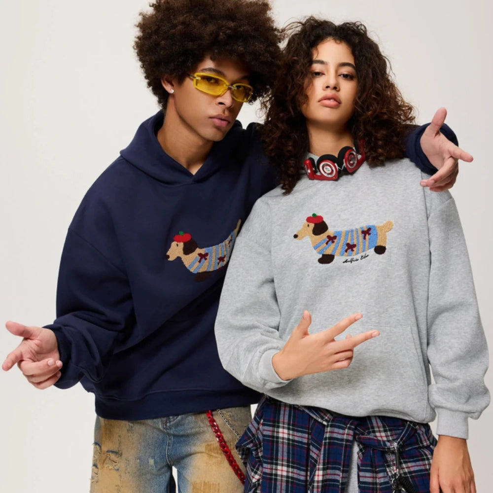 Aïcha | Sweat à capuche oversize graphique pour femme - Image 5