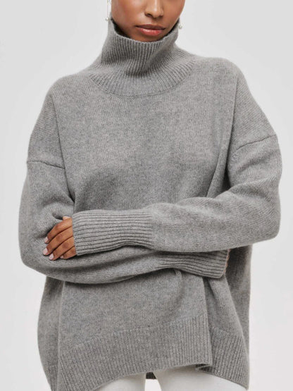 Isabelle | Pull ample à col roulé pour femme - Image 7
