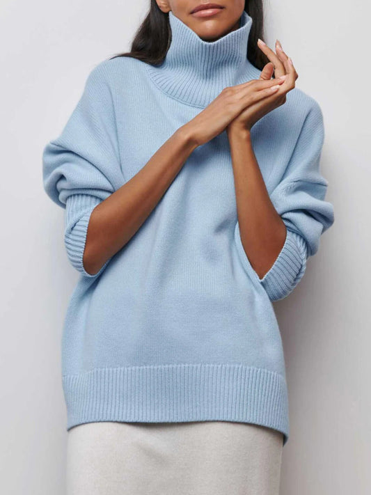 Isabelle | Pull ample à col roulé pour femme - Image 1