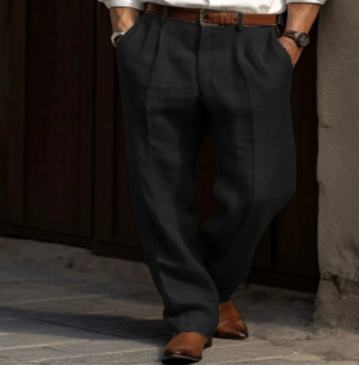 Lucien | Pantalon d'été confortable en lin pour hommes