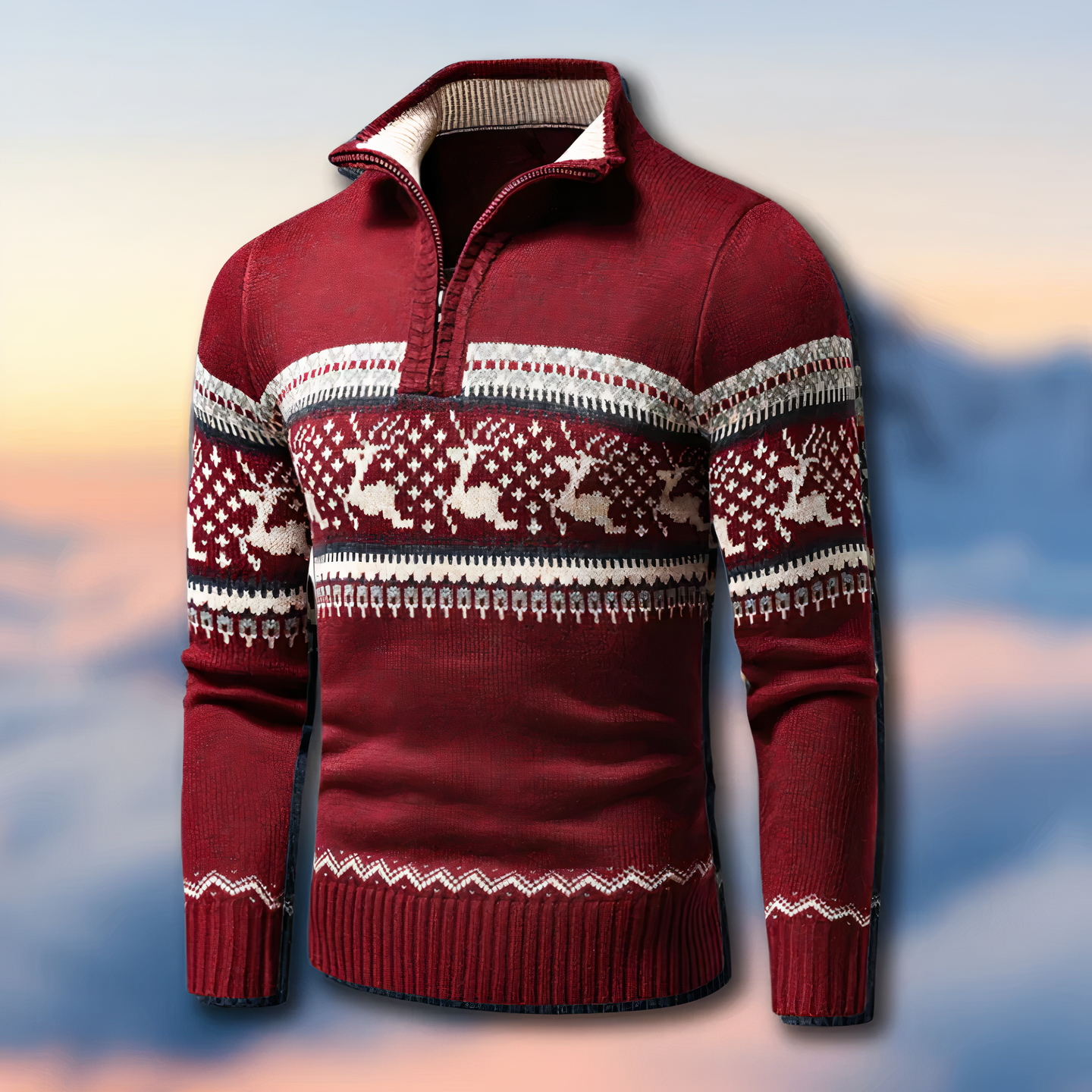 Adonis | Pull Homme Demi-Zip - Image 1