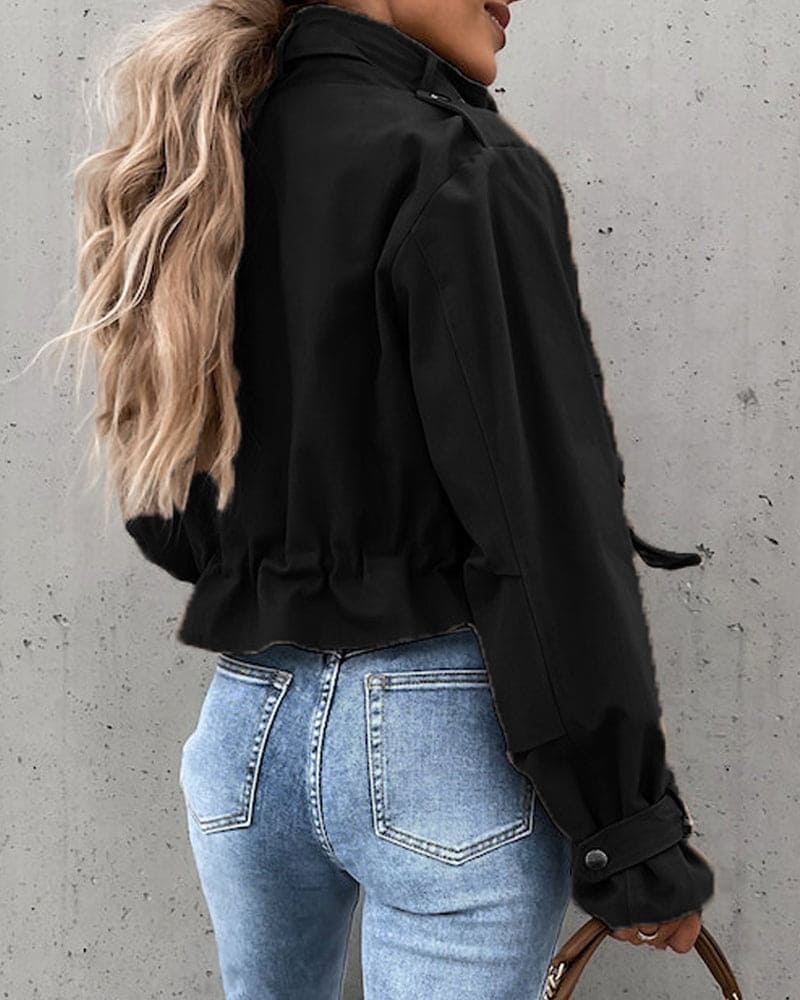 Margaux | Veste utilitaire courte pour femme - Image 5
