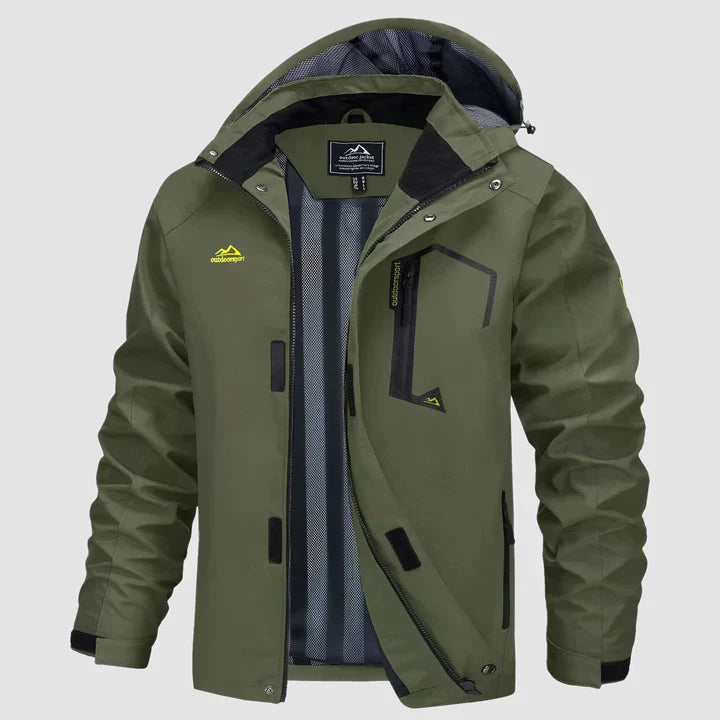 Timothée | Veste d'extérieur imperméable à capuche pour homme - Image 4