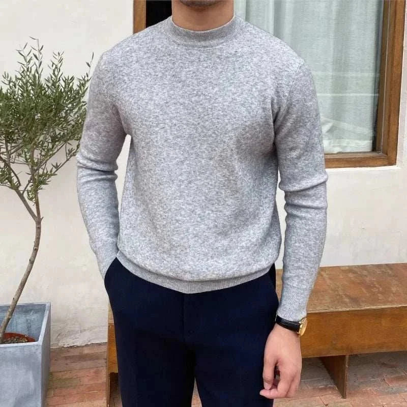 André | Pull ajusté en tricot pour homme - Image 1