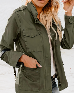 Liliane | Veste zippée polyvalente avec poches pour femmes