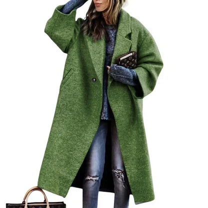 Zélie | Manteau long et élégant à carreaux - Image 3