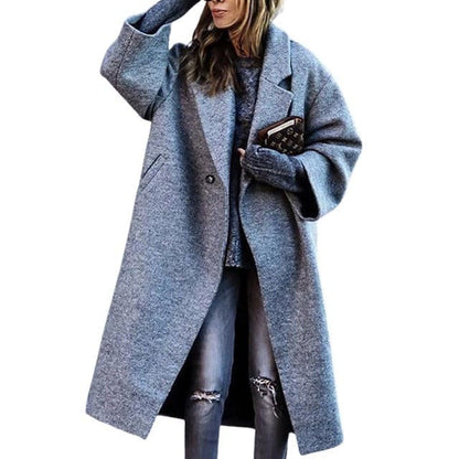 Zélie | Manteau long et élégant à carreaux - Image 4