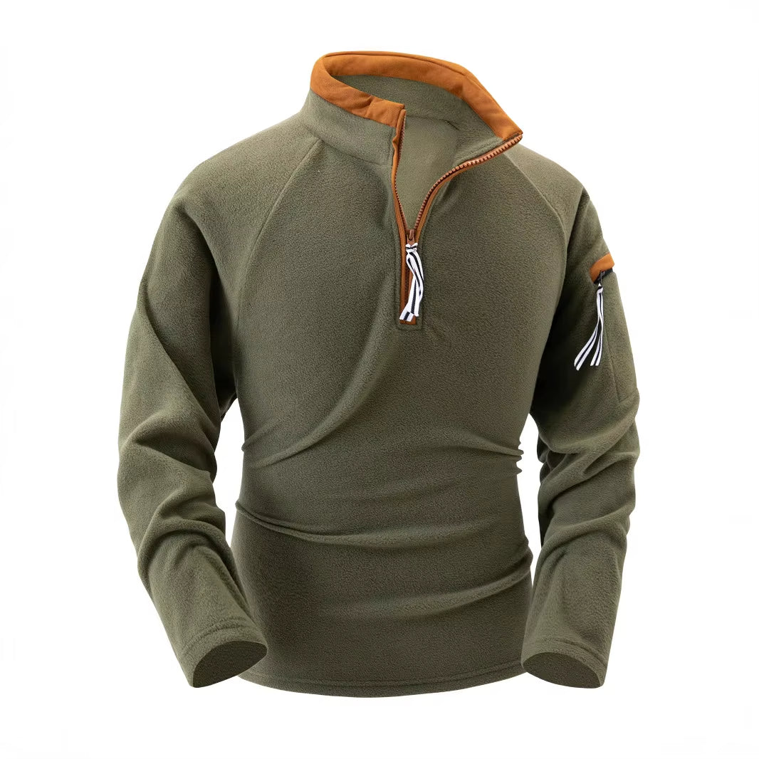 Milhan | Pull Homme Col Zippé 1/4 - Image 3